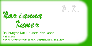 marianna kumer business card